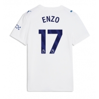 Camisa de Futebol Manchester City Enzo Fernandez #17 Equipamento Alternativo Mulheres 2026-27 Manga Curta